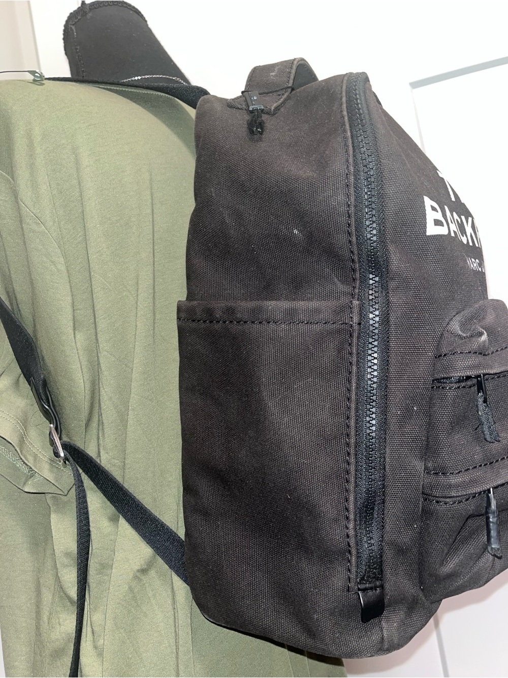 Marc Jacobs Black Denim THE BACKPACK - Picture 2 of 10